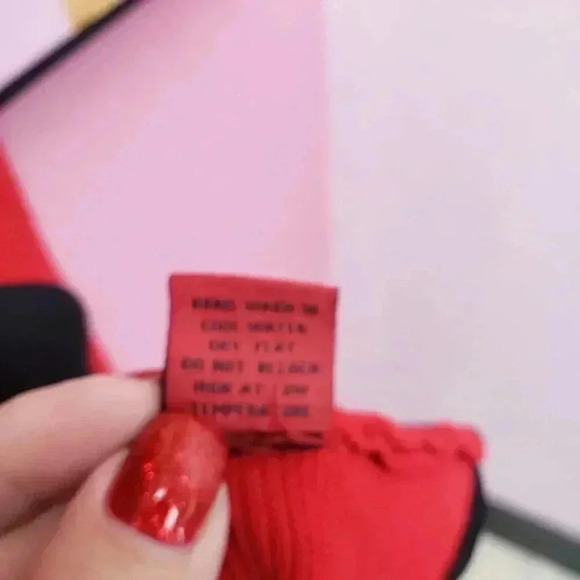 Red Black and Red Sweater/Cardigan - Picture 5 of 7